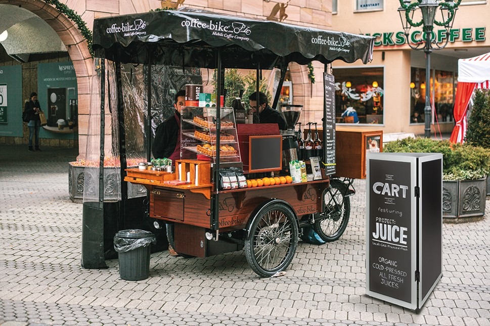 Skriv på alle tre sider med et tri board skilt - bestil i dag hos JustMore